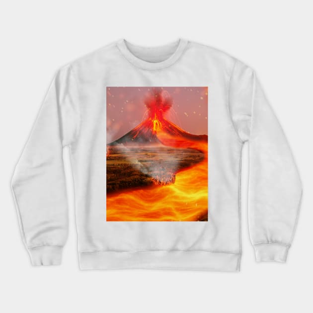 Planet Mercury Crewneck Sweatshirt by Honeynandal